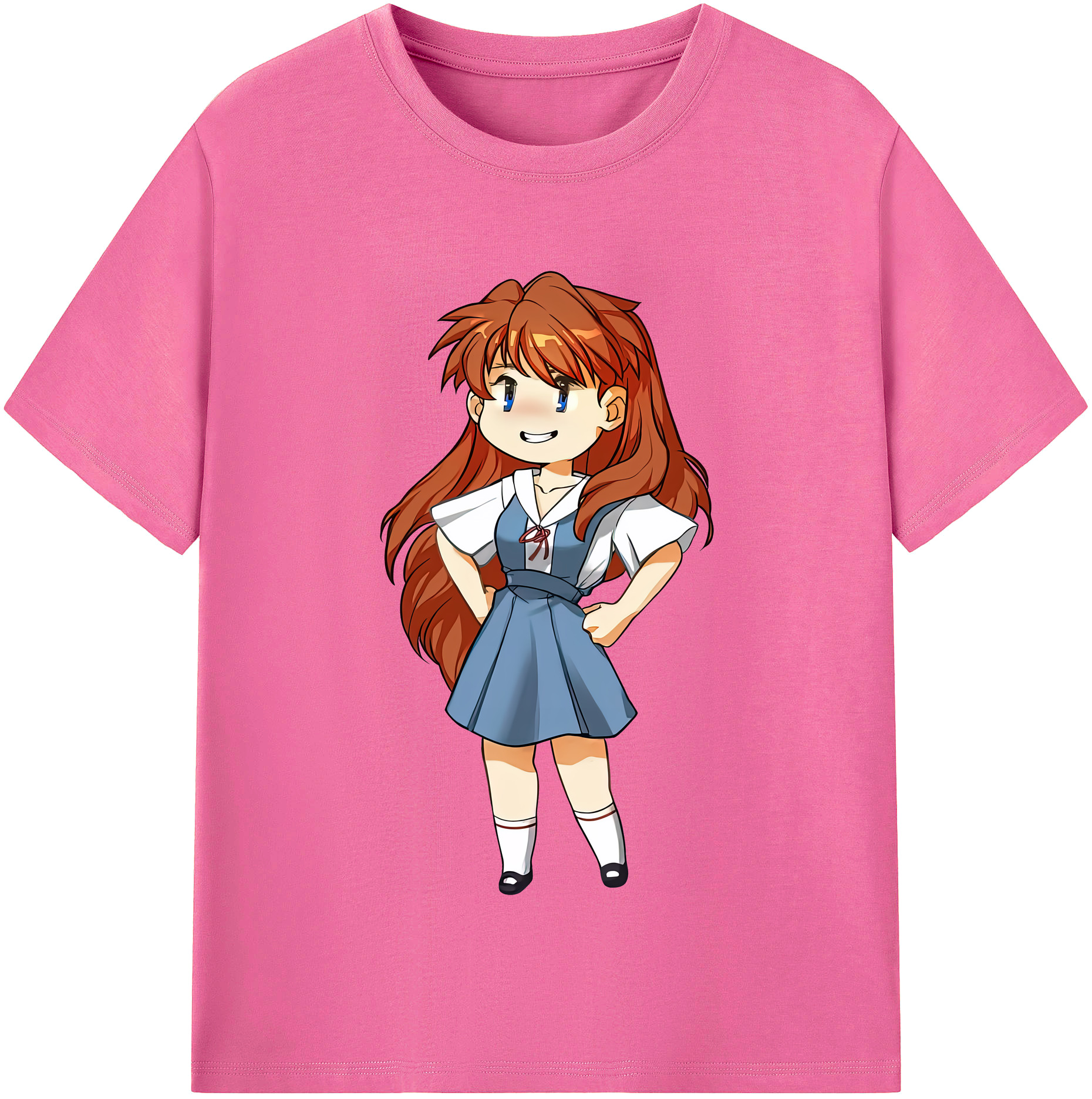 EVA 新世紀エヴァンゲリオン レディースカジュアルプリントTシャツ（綿100％）